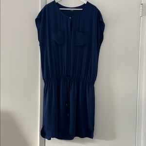 Vince Sleeveless Drawstring Dress